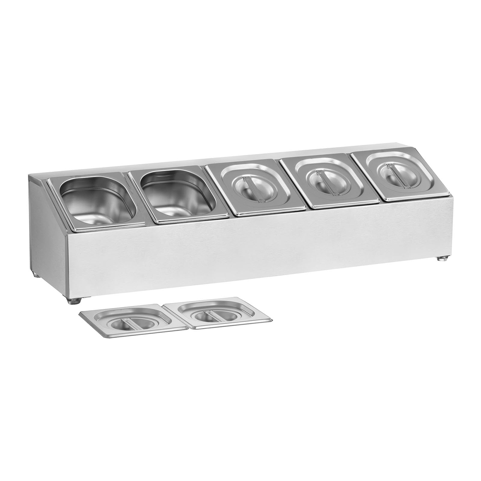 Serveware – Display stand for catering containers 5 x GN1/6 - Carlat