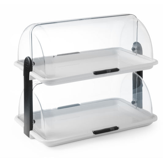 Serveware – Food display cabinet with RollTop double cover - Carlat