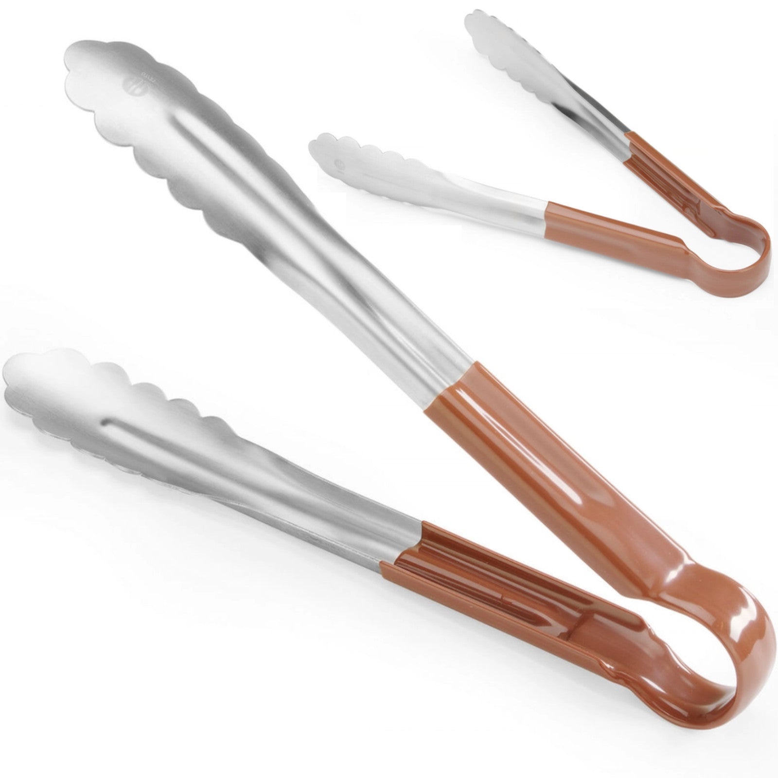 Serveware – HACCP food serving tongs 250 mm - brown - Carlat