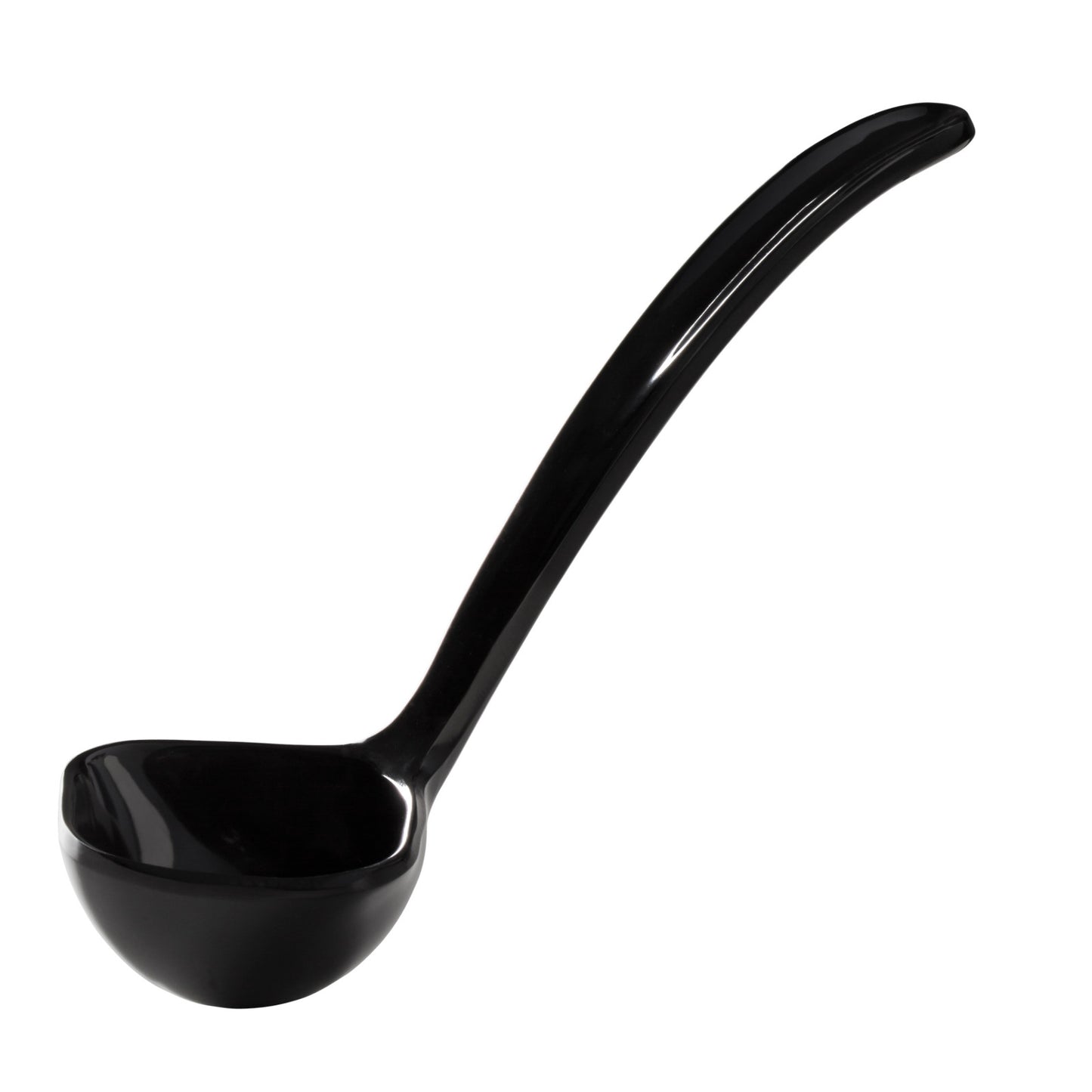 Serveware – Melamine sauce ladle capacity 0.4L length 170mm black - Carlat