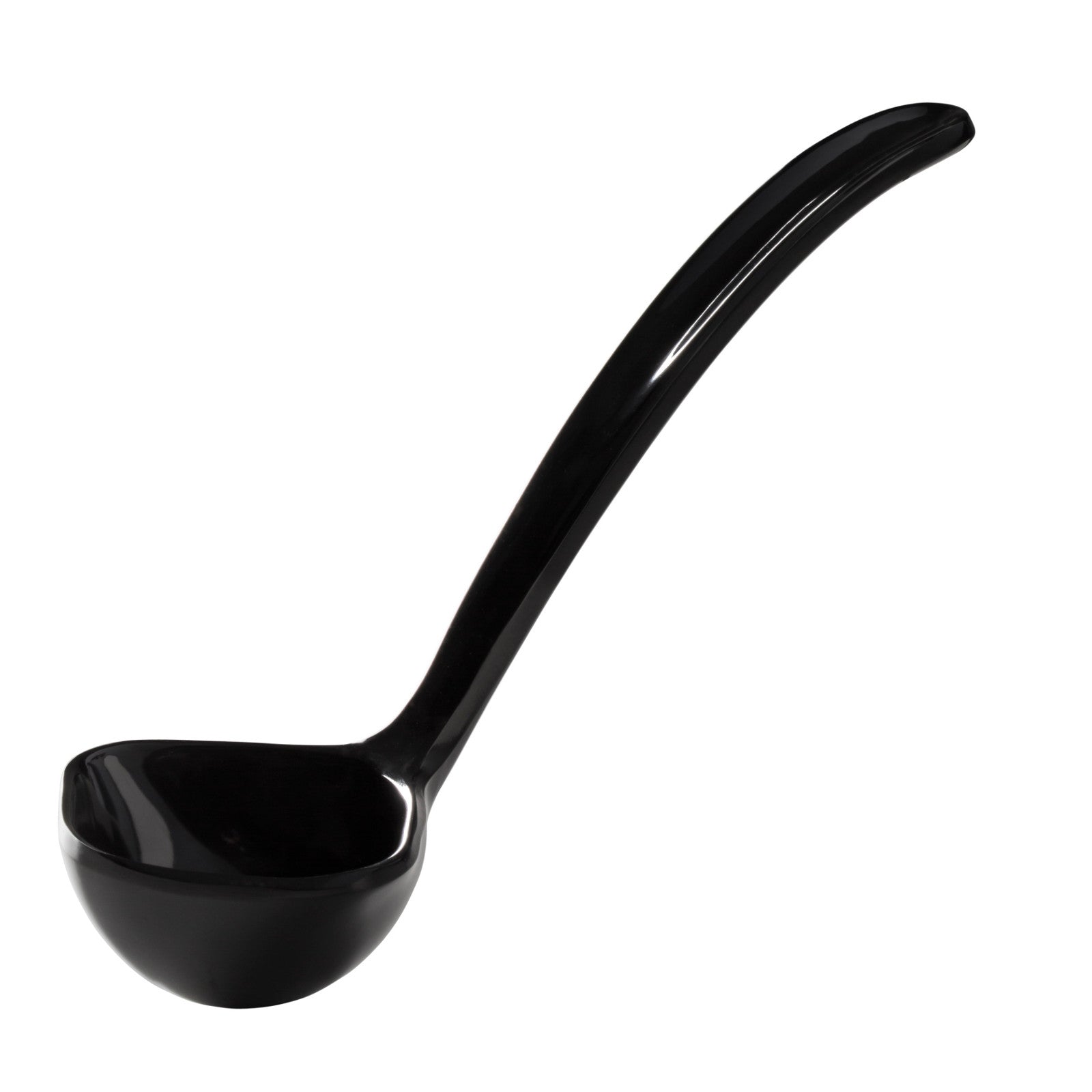 Serveware – Melamine sauce ladle capacity 0.4L length 170mm black - Carlat