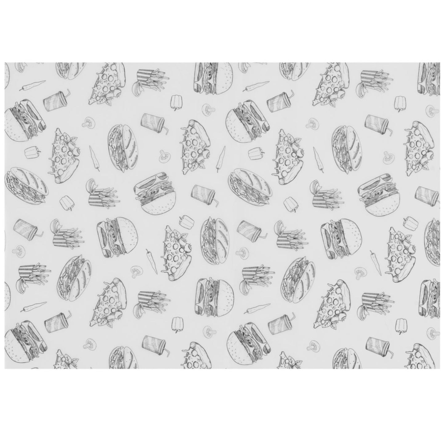 Serveware – Parchment paper for french fries snacks 25x35 cm - Carlat