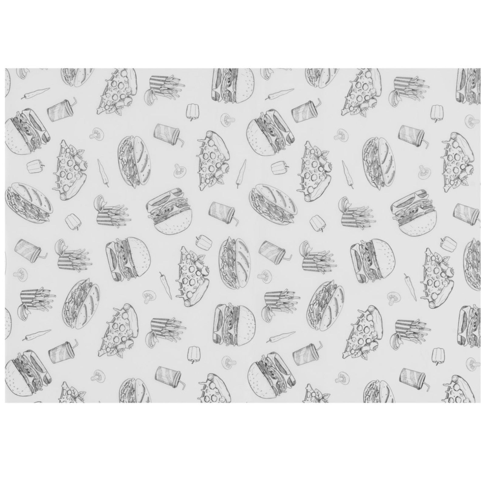 Serveware – Parchment paper for french fries snacks 25x35 cm - Carlat