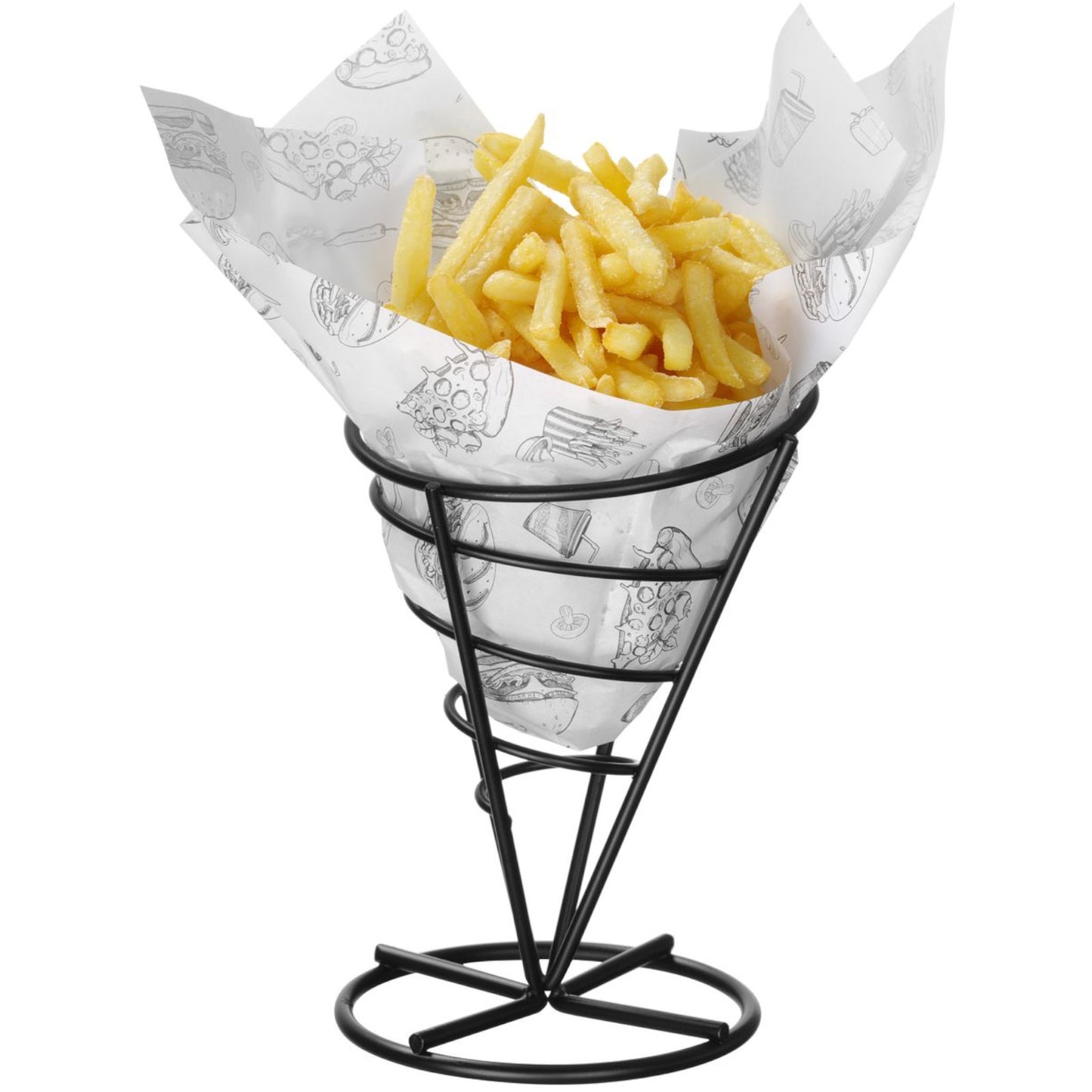 Serveware – Parchment paper for french fries snacks 25x35 cm - Carlat