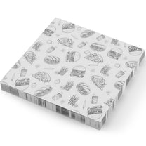 Serveware – Parchment paper for french fries snacks 30.5x30.5 cm - Carlat