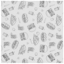Serveware – Parchment paper for french fries snacks 30.5x30.5 cm - Carlat