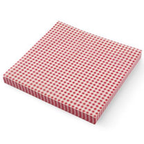 Serveware – Parchment paper for french fries snacks, GRID print, - Carlat