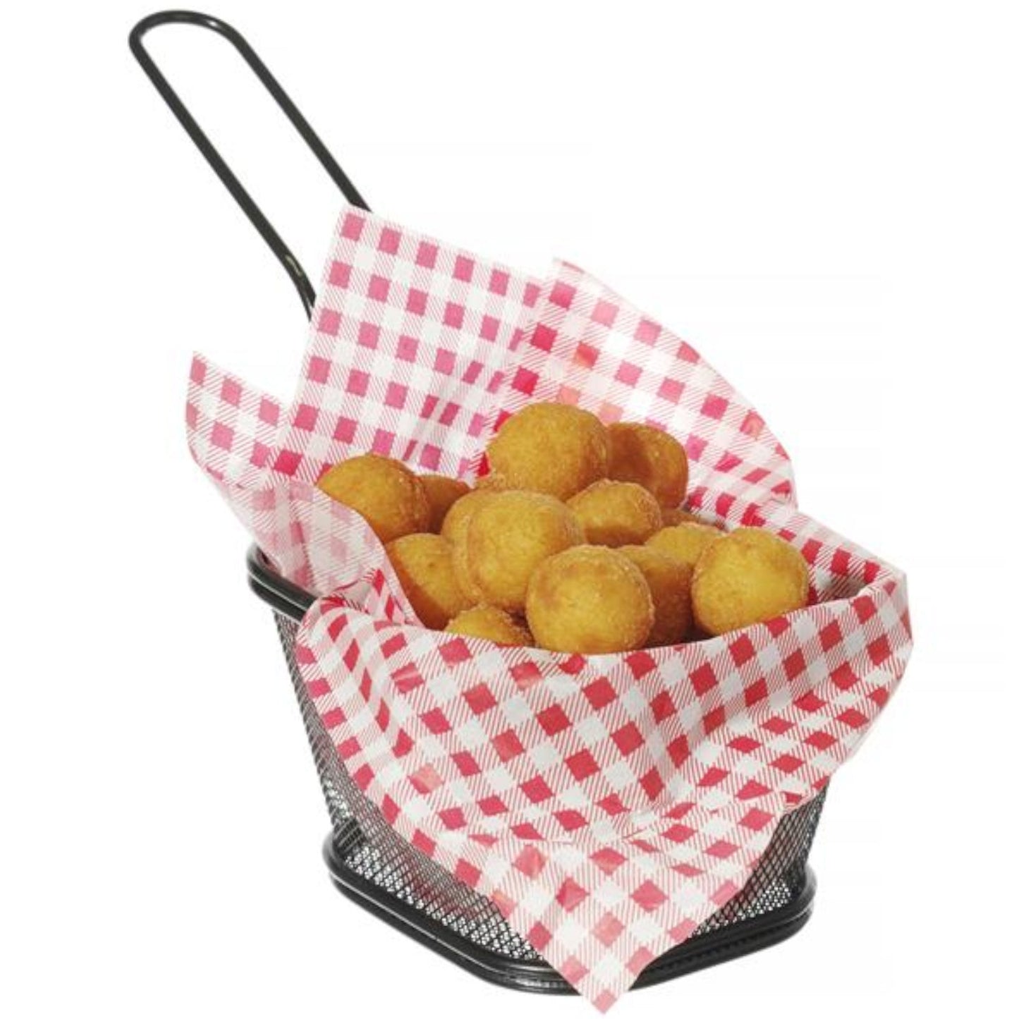 Serveware – Parchment paper for french fries snacks, GRID print, - Carlat