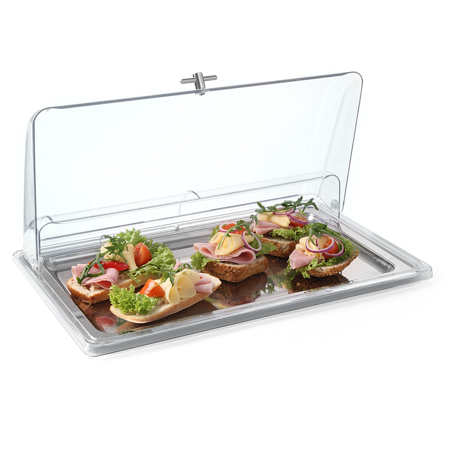 Serveware – RollTop transparent cover for food display GN1/1 - Carlat
