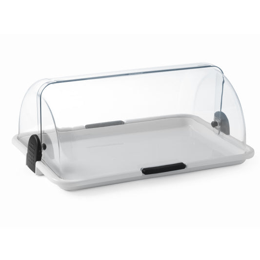 Serveware – Single food display case with RollTop cover - Carlat