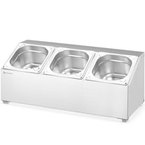 Serveware – Steel display stand for 3x GN 1/6 catering - Carlat
