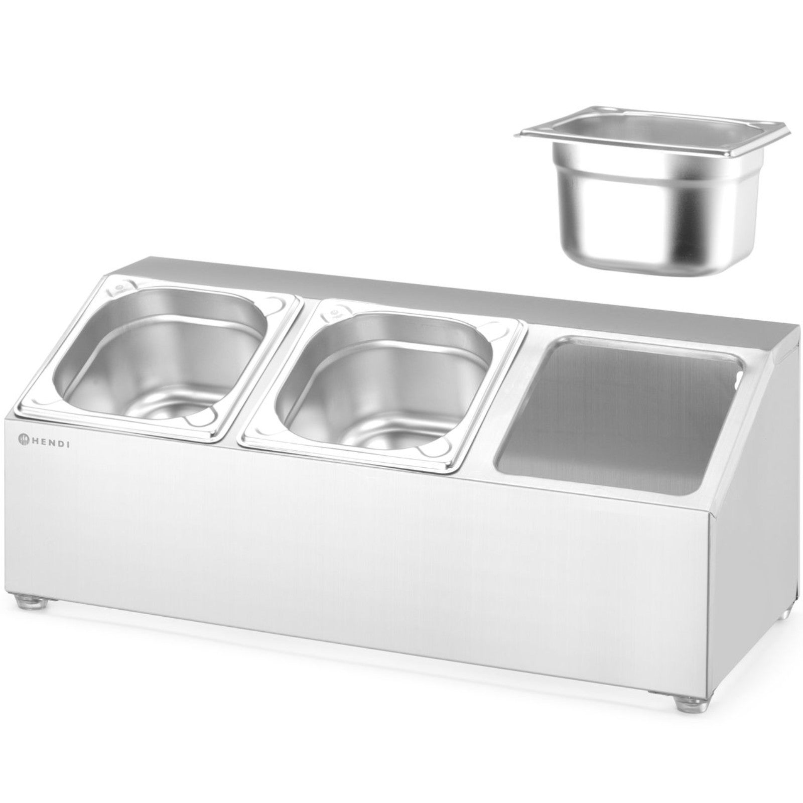 Serveware – Steel display stand for 3x GN 1/6 catering - Carlat