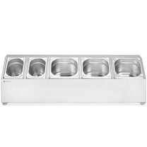 Serveware – Steel display stand for catering containers 3x GN - Carlat
