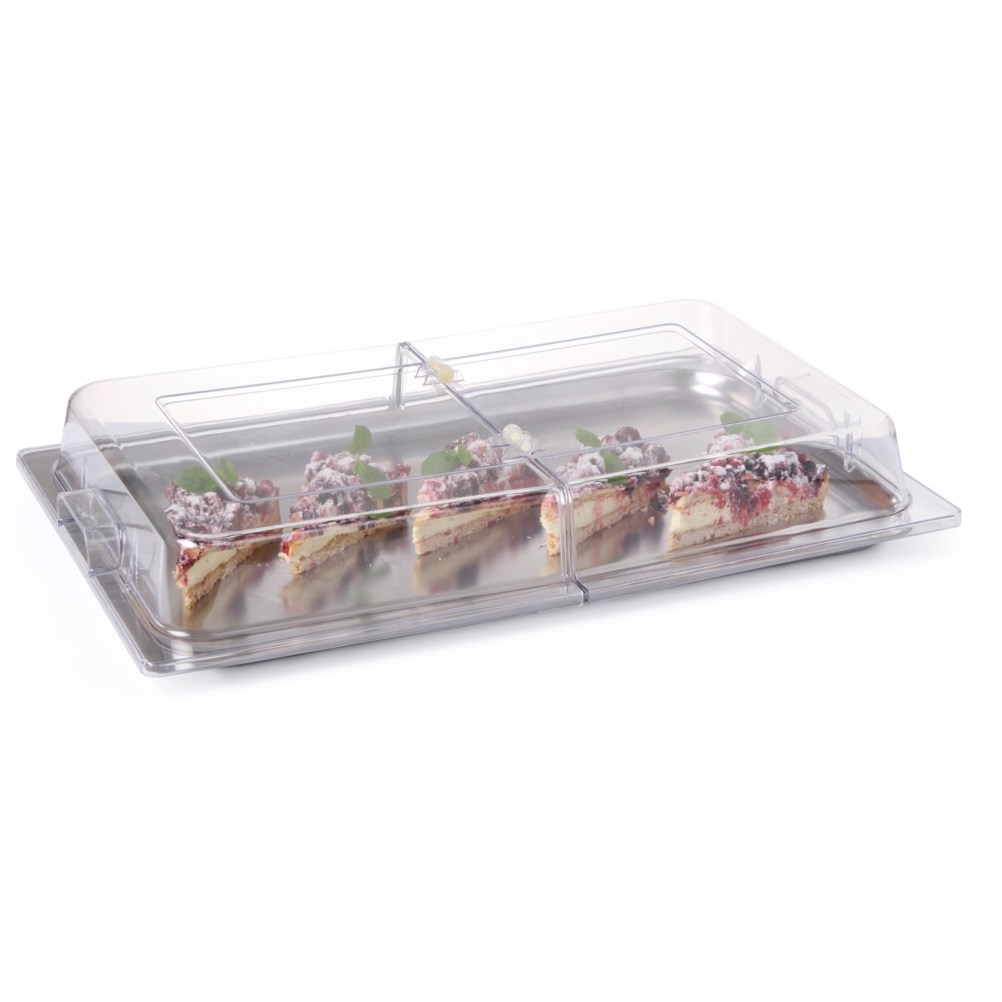 Serveware – Transparent hinged cover for displaying food GN1/1 - Carlat