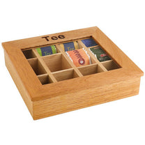 Serveware – Wooden tea box display 30x28cm - Hendi 456514 - Carlat