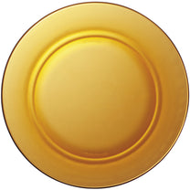 Serving Bowls – Duralex LYS AMBER deep plate orange 195 - Carlat