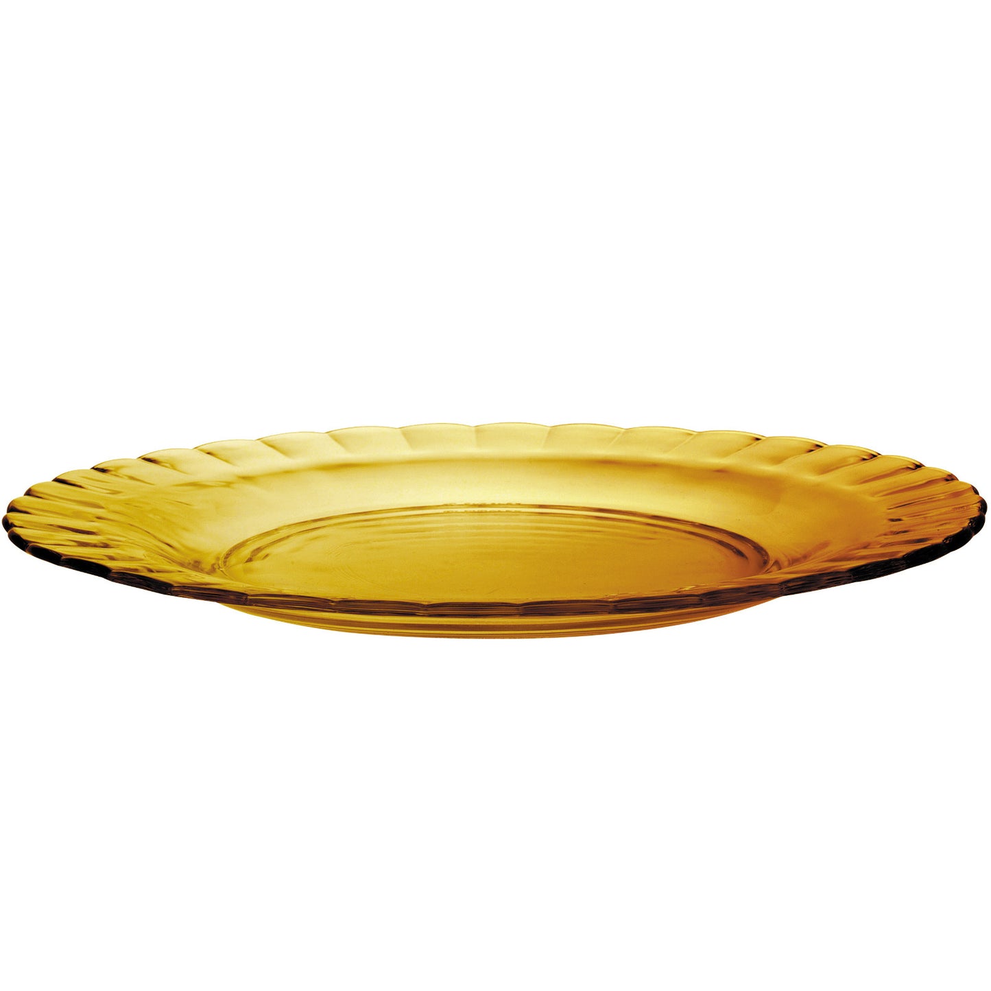 Serving Bowls – Duralex PICARDIE AMBER dessert plate, orange, diameter - Carlat