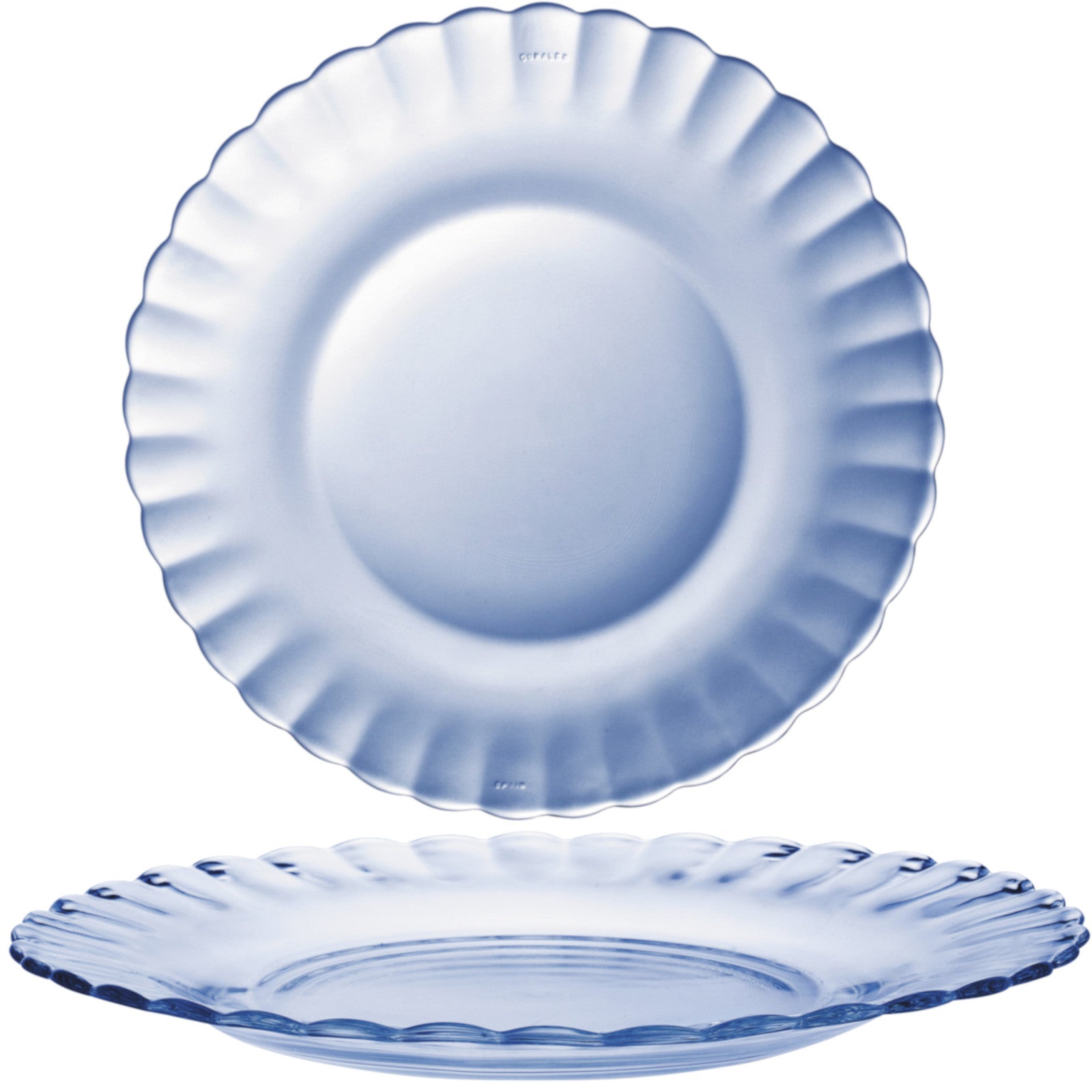 Serving Bowls – Duralex PICARDIE MARINE dessert plate, blue, diameter - Carlat