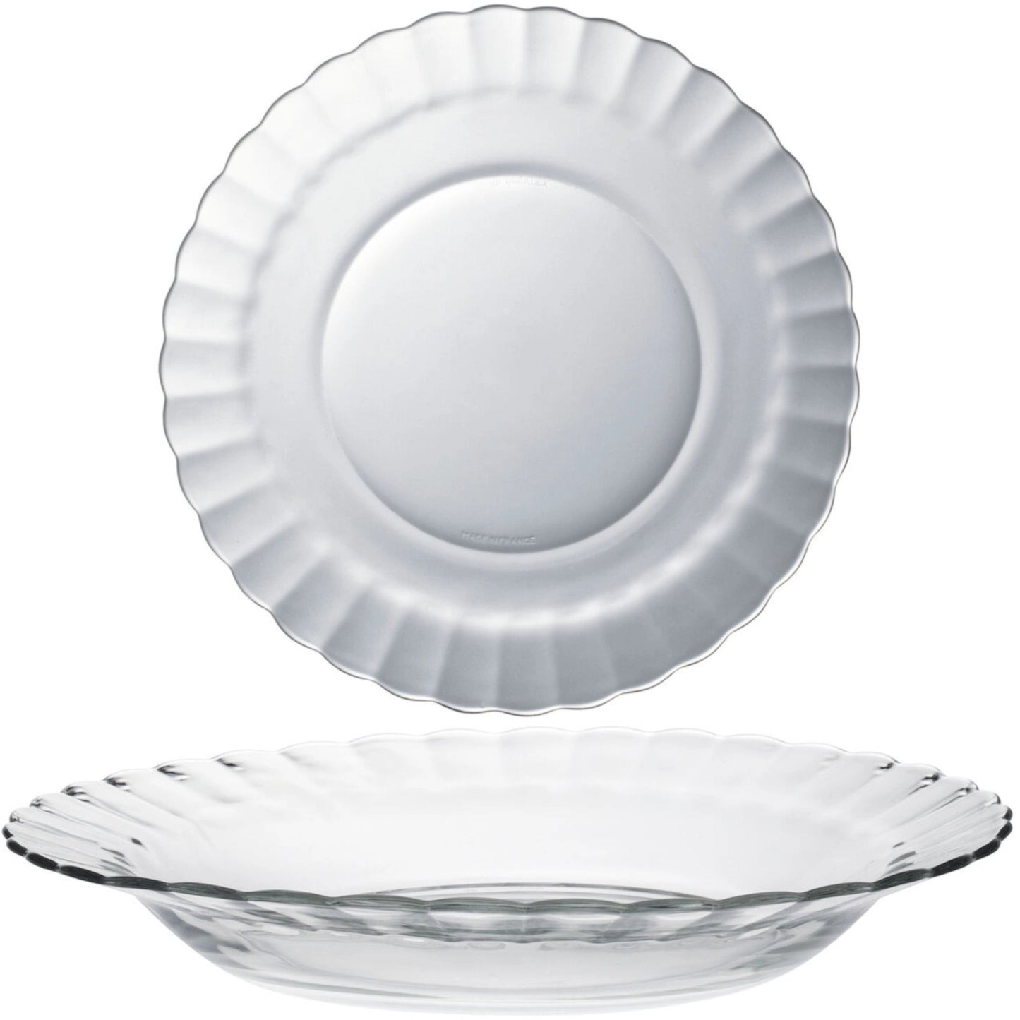Serving Bowls – Duralex PICARDIE deep plate, transparent, 230 x - Carlat