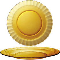 Serving Bowls – Duralex plate PICARDIE AMBER orange 230 x - Carlat