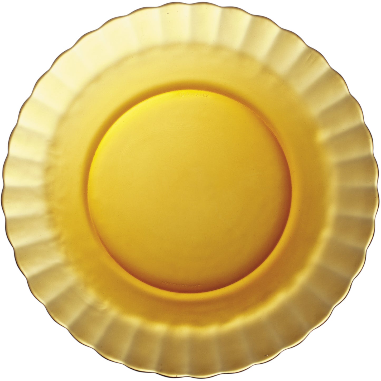 Serving Bowls – Duralex plate PICARDIE AMBER orange 230 x - Carlat