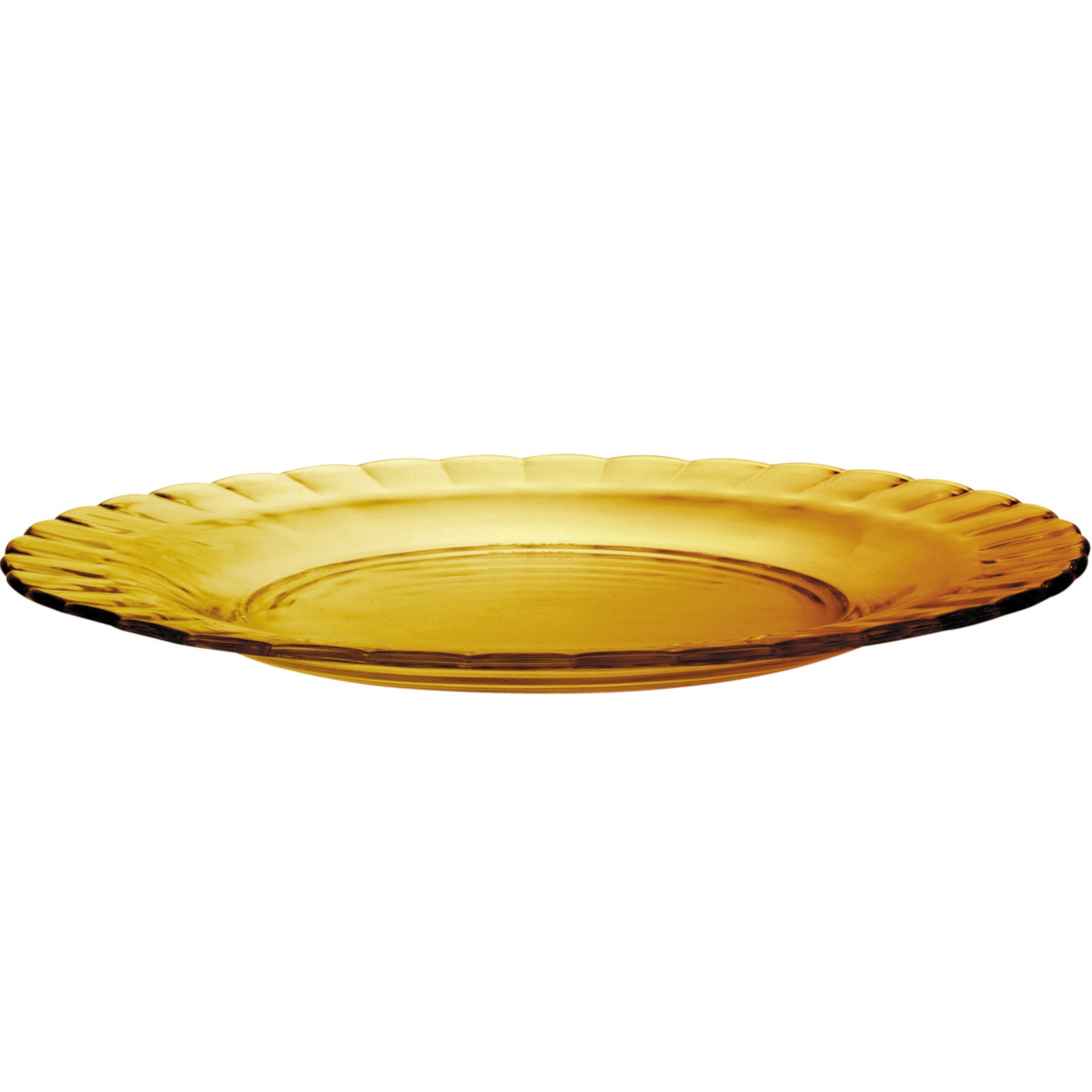 Serving Bowls – Duralex plate PICARDIE AMBER orange 230 x - Carlat