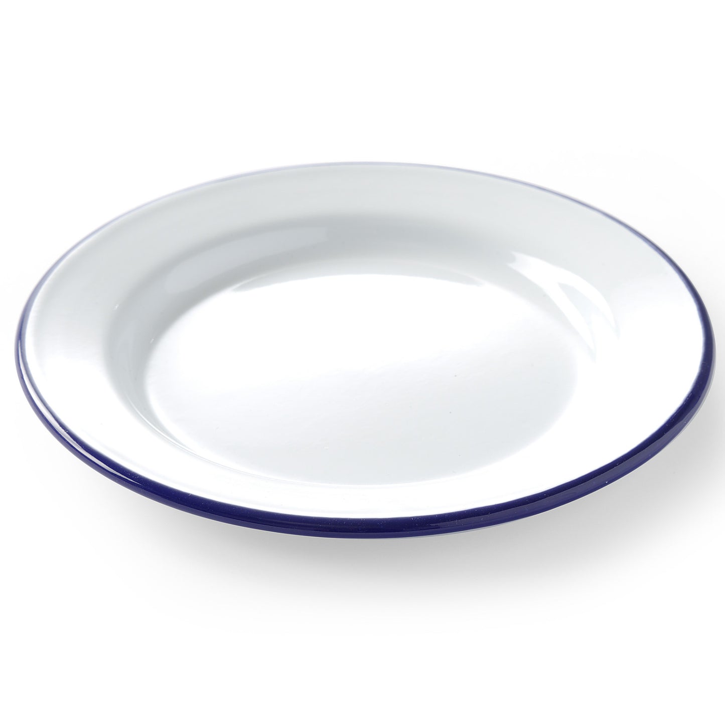 Serving Bowls – Enamelled plate, white, diameter. 200mm Hendi 621226 - Carlat