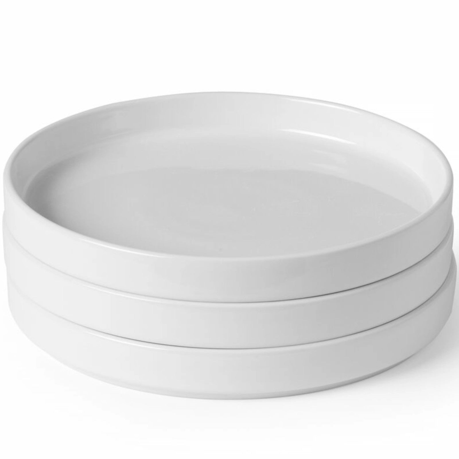 Serving Bowls – OSLO plate with high edge, white 240 - Carlat