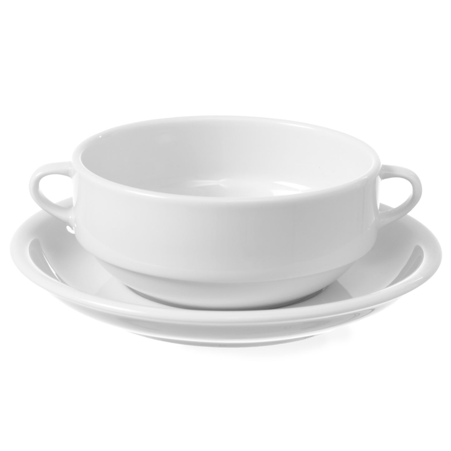 Serving Bowls – Porcelain saucer for OPTIMA bouillon cup, diameter. - Carlat