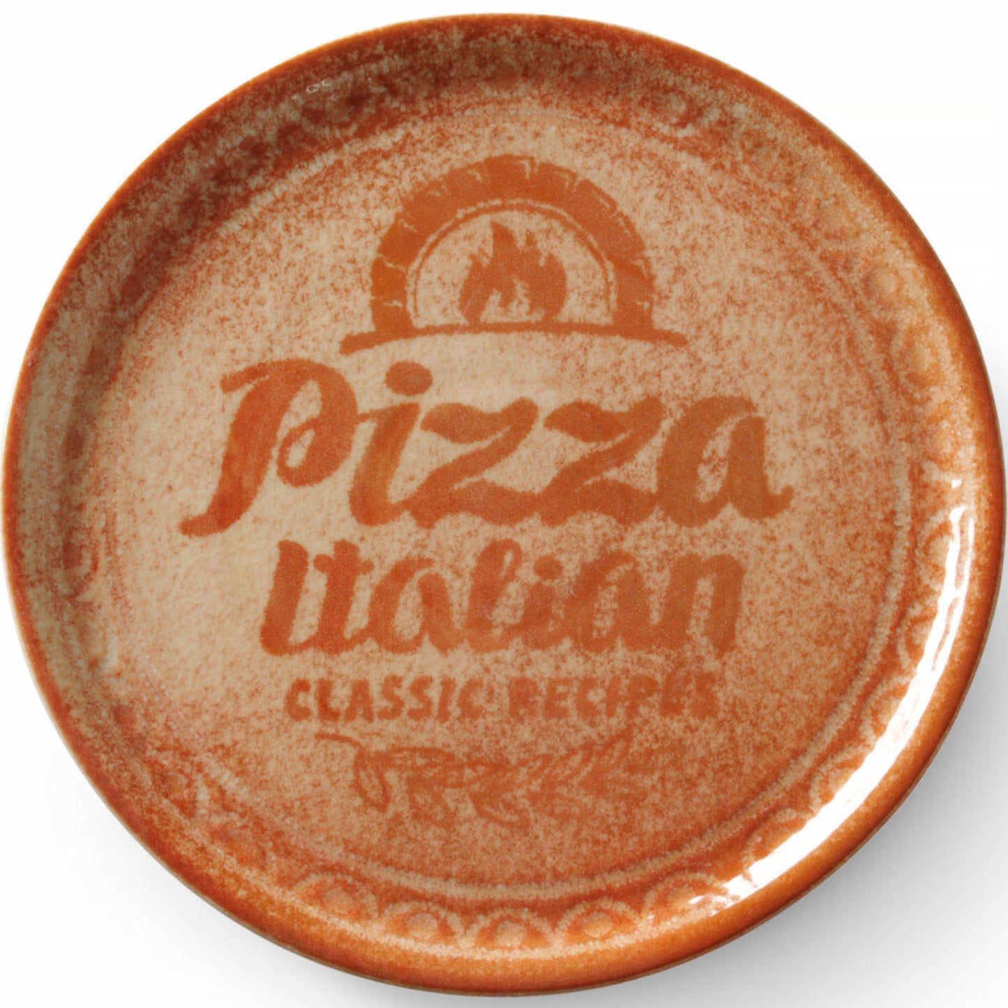 Serving Bowls – Recipe Collection Brick Red porcelain pizza plate, - Carlat