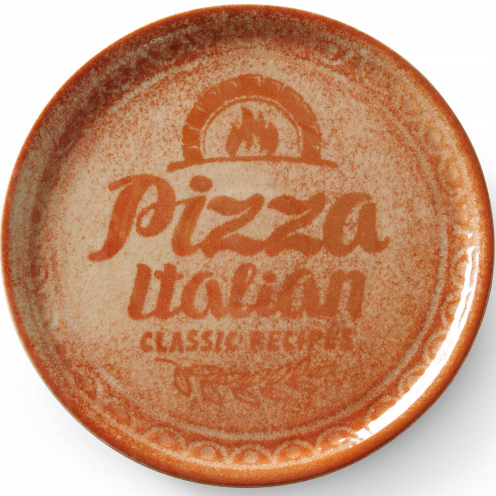 Serving Bowls – Recipe Collection Brick Red porcelain pizza plate, - Carlat