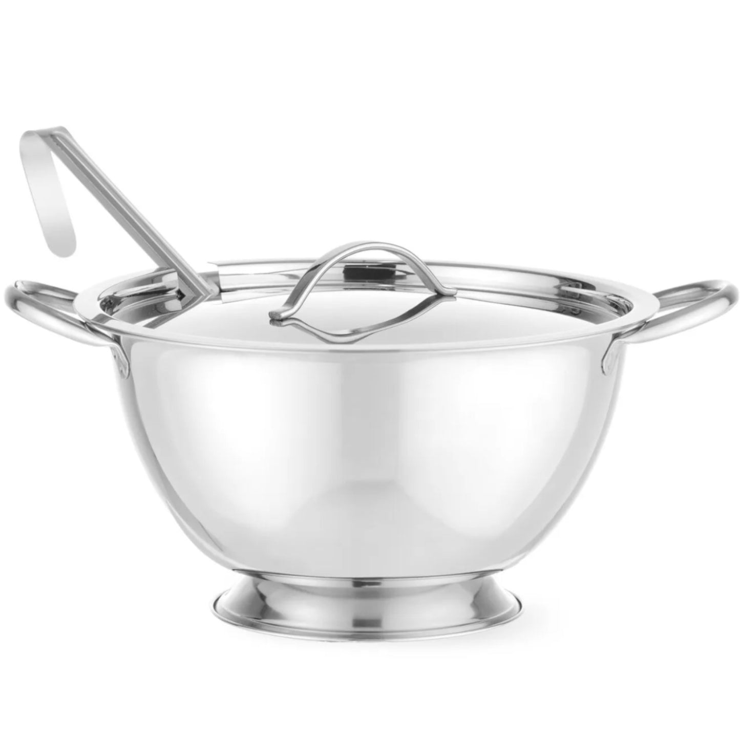 Serving Bowls – Soup tureen with lid and ladle, stainless - Carlat