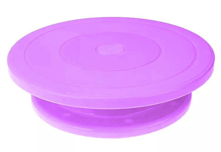 Serving Food – AG649F Rotating Decorative Platter, Purple - Carlat