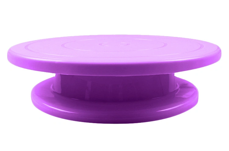 Serving Food – AG649F Rotating Decorative Platter, Purple - Carlat