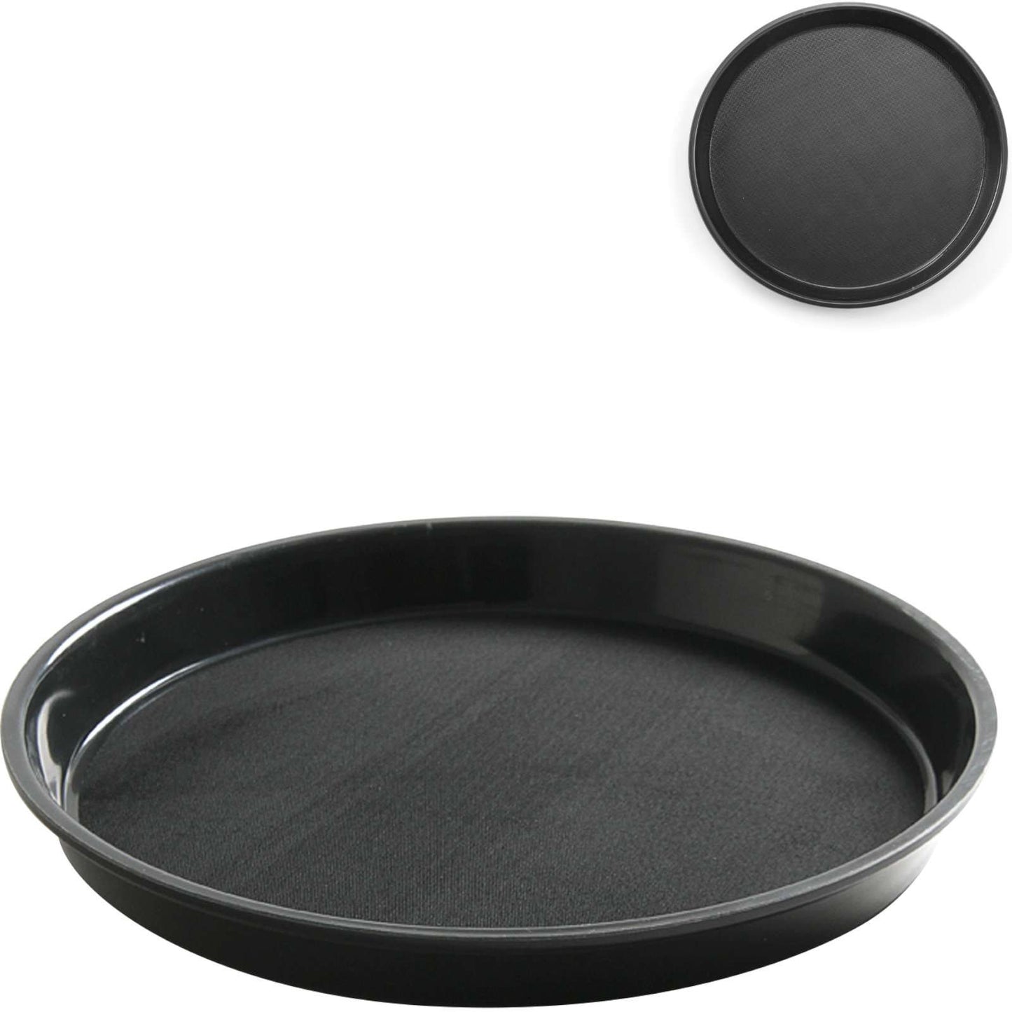 Serving Trays – Anti-slip, resistant, round waiter tray with edge, - Carlat