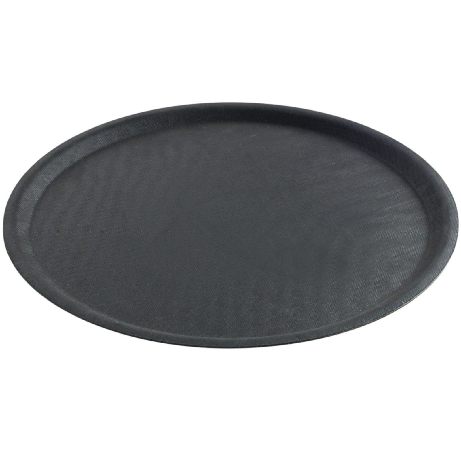 Serving Trays – Anti-slip waiter tray, round, diameter. 50cm black - Carlat