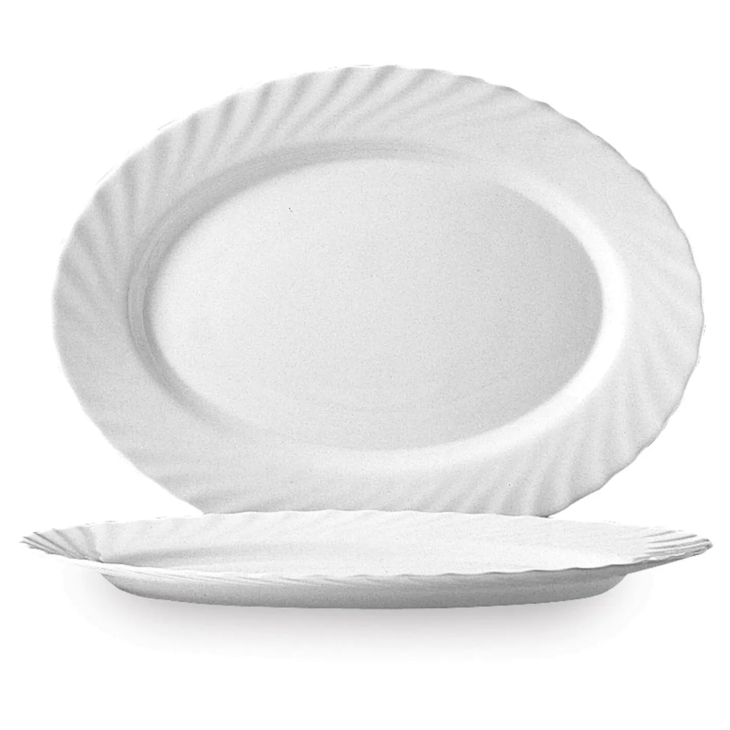 Serving Trays – Arcoroc TRIANON oval platter 290x214x22mm set of - Carlat