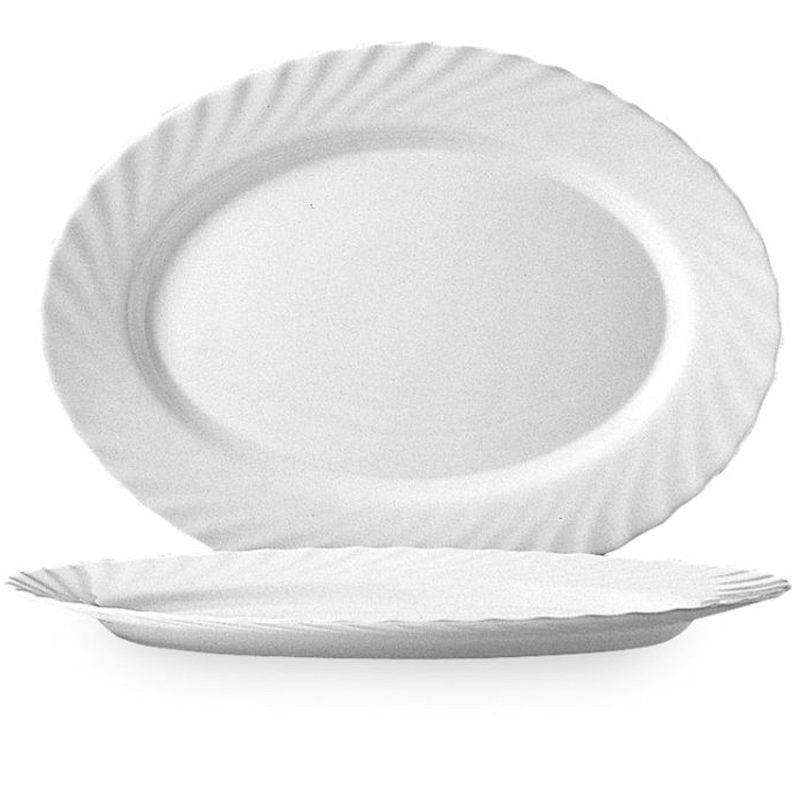 Serving Trays – Arcoroc TRIANON oval platter 350x240x26mm set of - Carlat