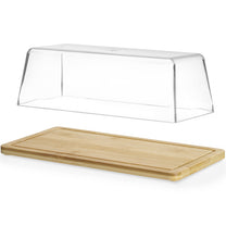 Serving Trays – Bamboo display tray for buffet with cover - Carlat