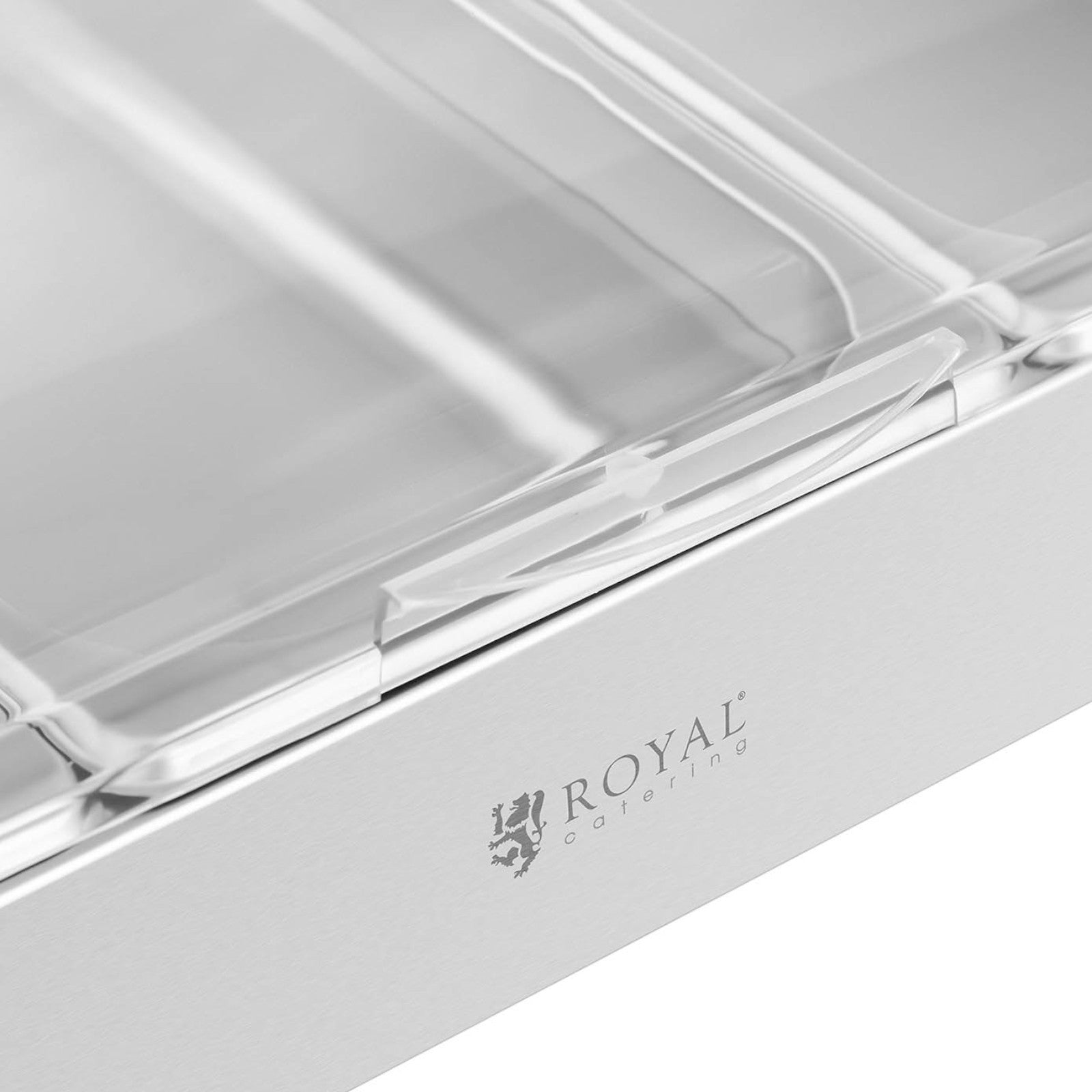 Serving Trays – Breakfast buffet display with rolltop cover 3x - Carlat