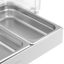 Serving Trays – Breakfast buffet display with rolltop cover 3x - Carlat