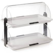 Serving Trays – Buffet display cabinet with double roolltop cover - Carlat