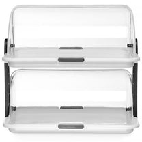 Serving Trays – Buffet display cabinet with double roolltop cover - Carlat