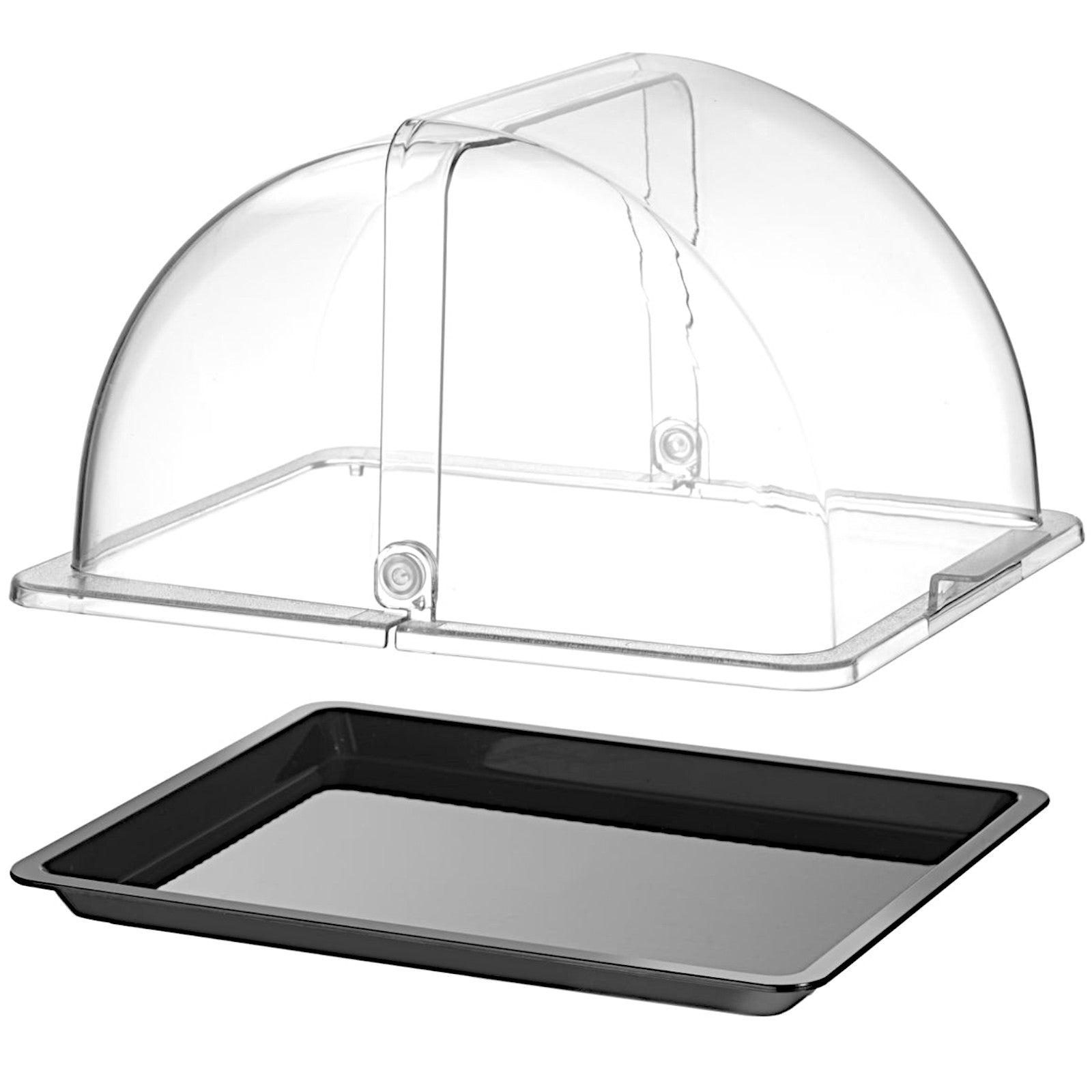 Serving Trays – Buffet display tray with roll-top cover GN - Carlat