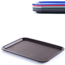 Serving Trays – Fast Food polypropylene tray 30.5x41.5cm - gray - Carlat