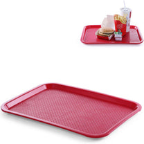 Serving Trays – Fast Food polypropylene tray 30.5x41.5cm - red - Carlat