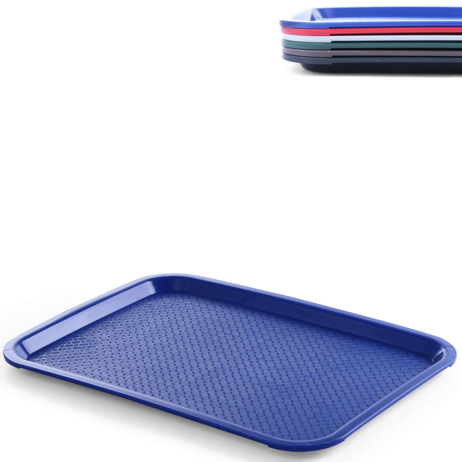 Serving Trays – Fast Food polypropylene tray 30.5x41.5cm - red - Carlat