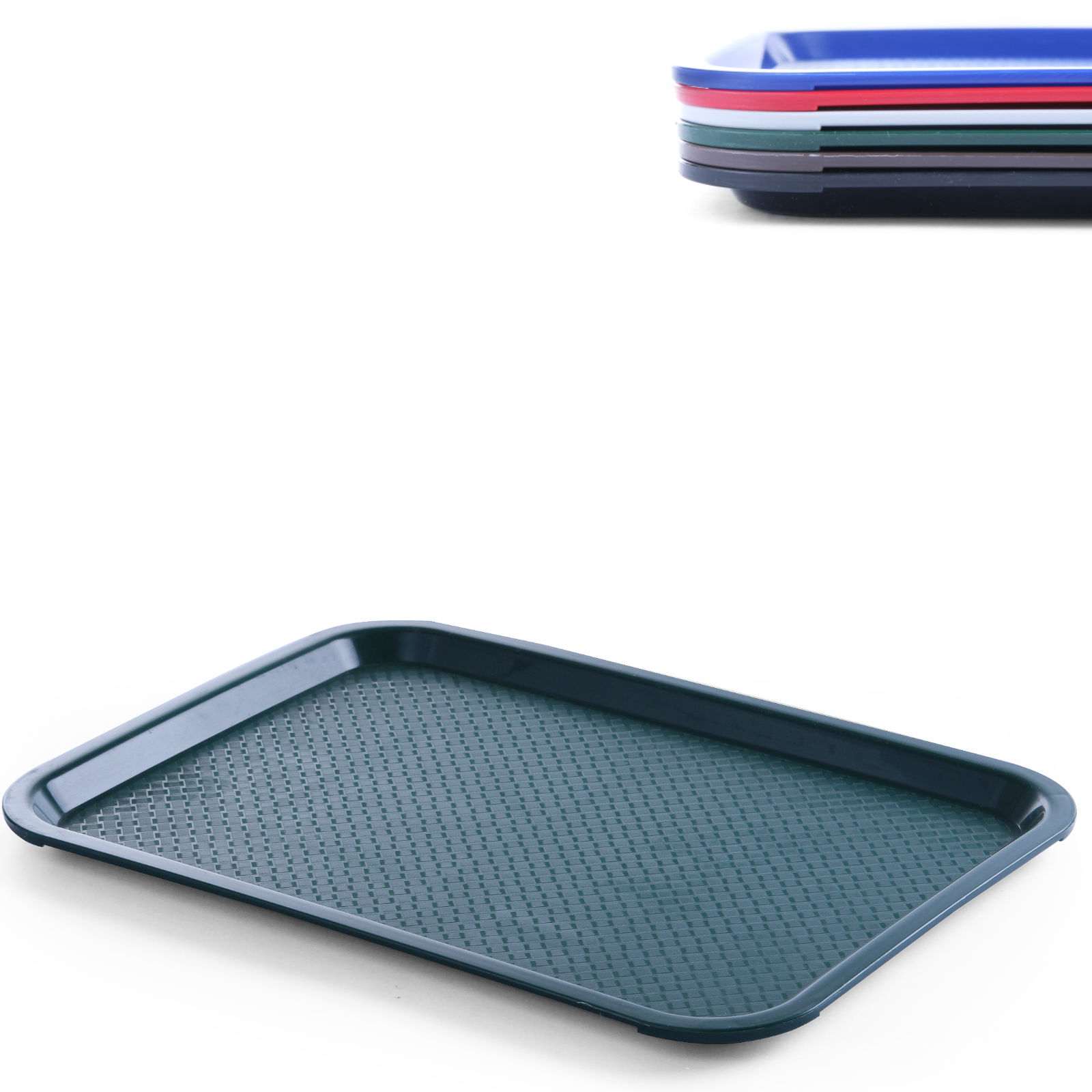 Serving Trays – Fast Food polypropylene tray 30.5x41.5cm - red - Carlat