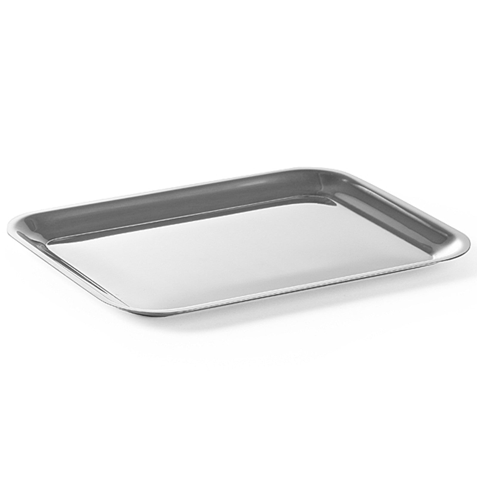 Serving Trays – Presentation tray, garnishing platter, stainless steel, 205x155mm - Carlat