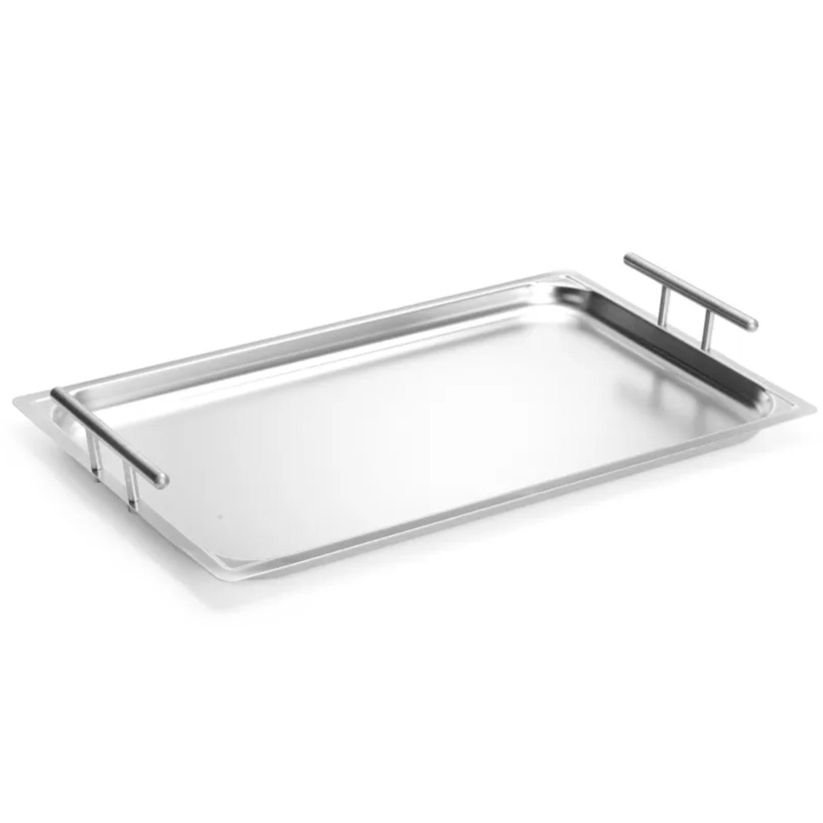 Serving Trays – Stackable steel serving tray with handles GN - Carlat